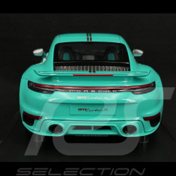 Porsche 911 Turbo S Type 992 2021 20ème Anniversaire Chine Vert Menthe Métallique 1/18 Minichamps 155069175