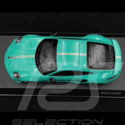 Porsche 911 Turbo S Type 992 2021 20th Anniversary China Mint Green Metallic 1/18 Minichamps 155069175