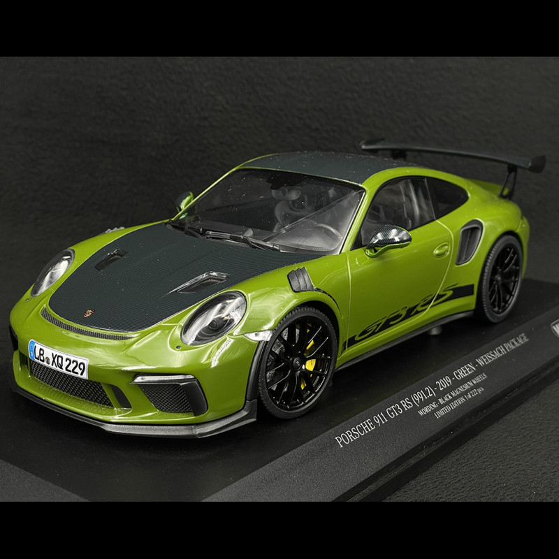 Porsche 911 GT3 RS Type 991 Weissach Package 2019 Olive Green 1/18