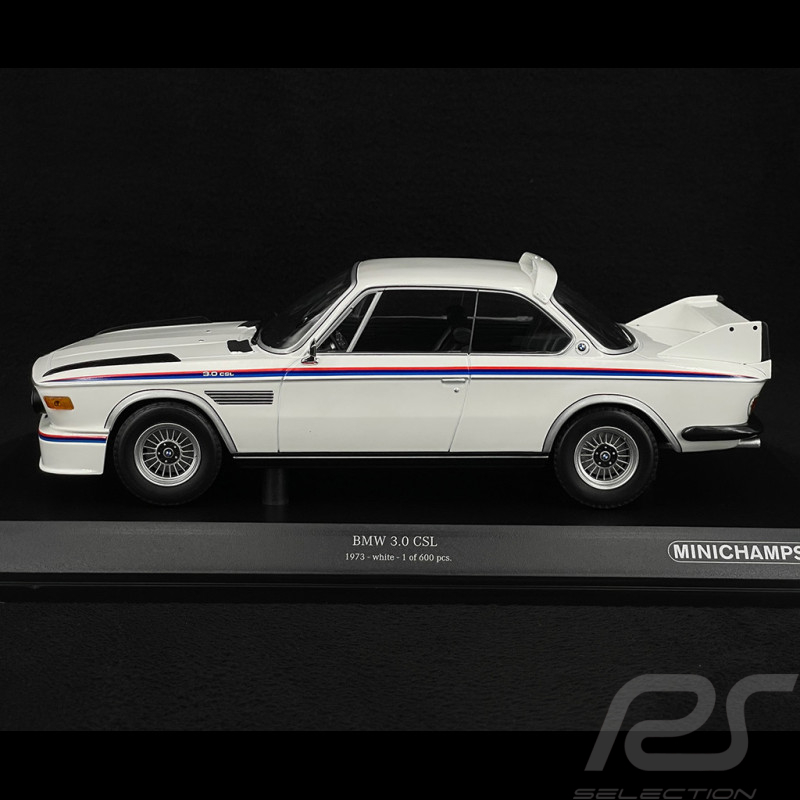 BMW 3.0 CSL 1973 White 1/18 Minichamps 155028136