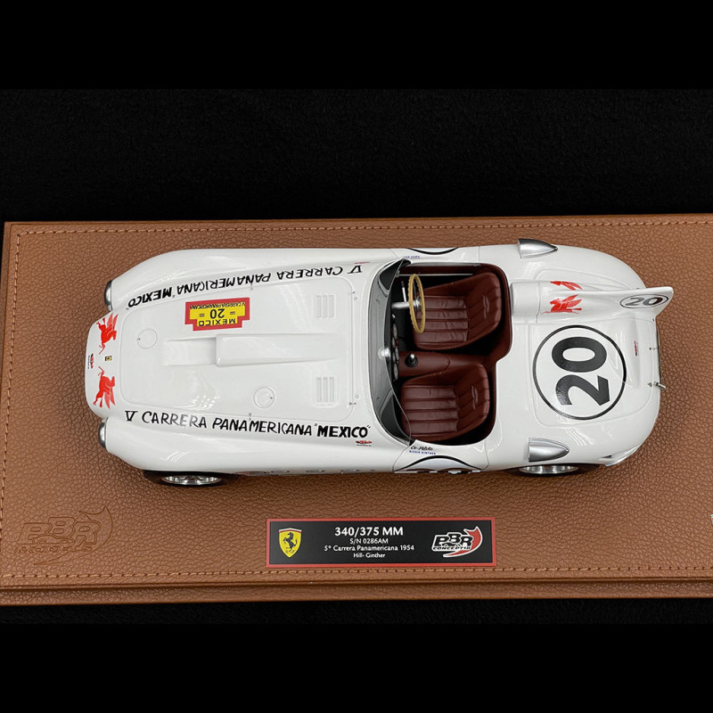 Ferrari 375 MM Vignale n° 20 2ème Carrera Panamericana 1954 1/18 BBR Models  BBRC1850