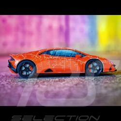 3D Puzzle Lamborghini Huracan Evo Orange 108 pièces 1/18 Ravensburger 112388
