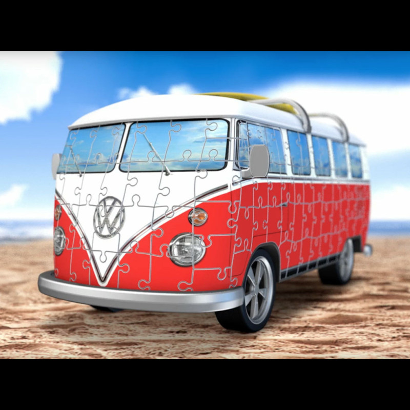 Puzzle 3D 162 pièces : Volkswagen Combi T1 - Ravensburger - Rue des Puzzles