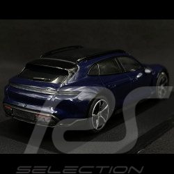 Porsche Taycan Cross Turismo Turbo S 2019 Gentian Blue 1/43 Minichamps 410069301