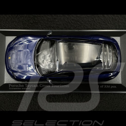 Porsche Taycan Cross Turismo Turbo S 2019 Gentian Blue 1/43 Minichamps 410069301