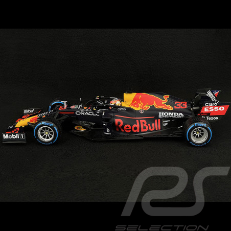 Max Verstappen Red Bull Racing RB16B n° 33 Sieger GP Belgium 2021 F1 1/18 Minichamps 110211333