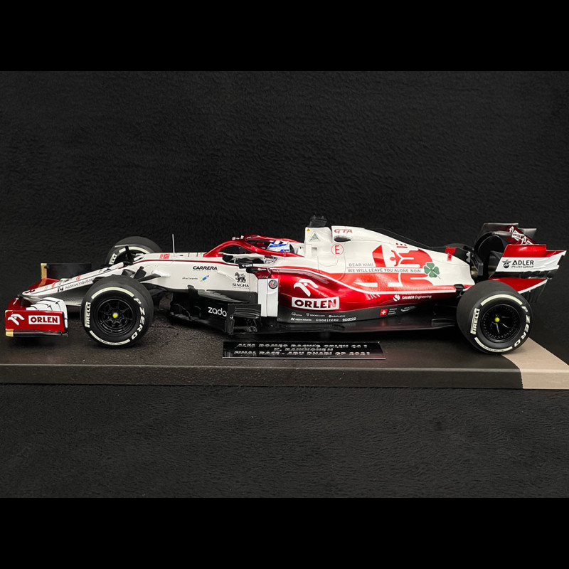 New Formula 1 Kimi Raikkonen 7 Ferrari Car Model F1 Racing Driver