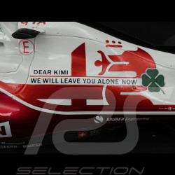 Kimi Raikkonen Alfa Romeo C41 n° 7 GP Abu Dhabi 2021 F1 1/18 Minichamps 117212307