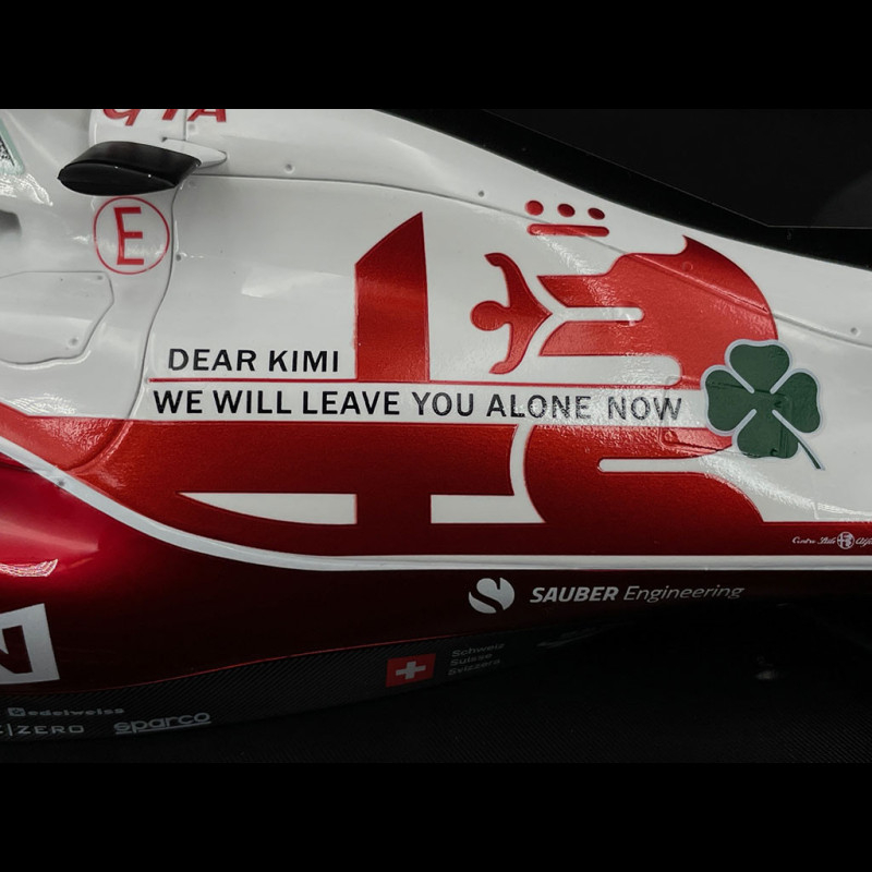 Kimi Raikkonen Alfa Romeo C41 n° 7 GP Abu Dhabi 2021 F1 1/18 Minichamps  117212307