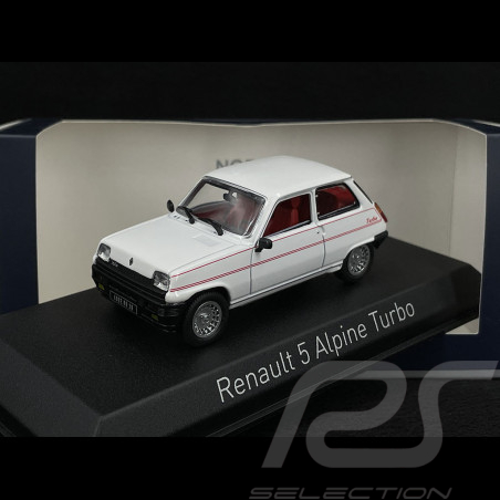 Renault 5 Alpine Turbo 1983 White 1/43 Norev 510535