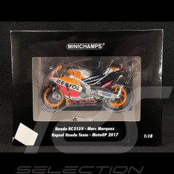 Marc Marquez Honda RC213V n° 93 Champion du Monde Moto GP 2017 1/18 Minichamps 182171193