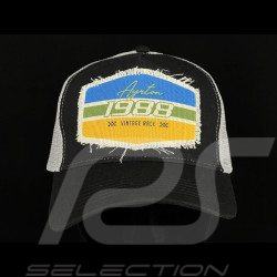 Ayrton Hat 1988 Senna Heritage Trucker Black / Grey