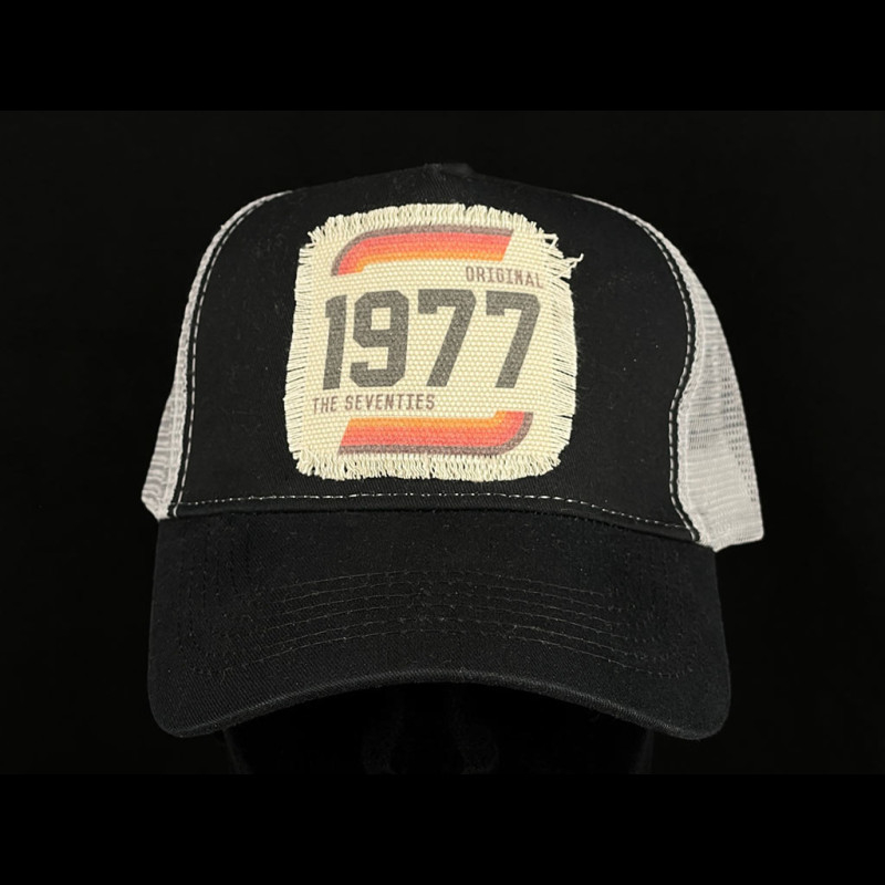 Casquette Anniversaire Mill Sime Seventies Trucker Noir Gris