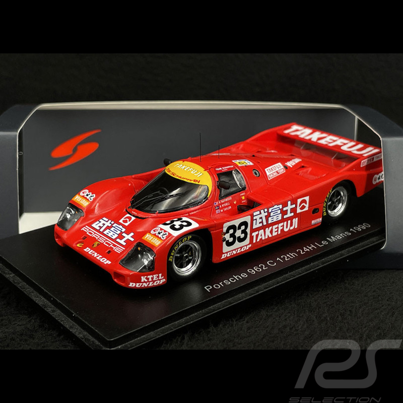 Porsche 962 C n° 33 24h Le Mans 1990 1/43 Spark S9880