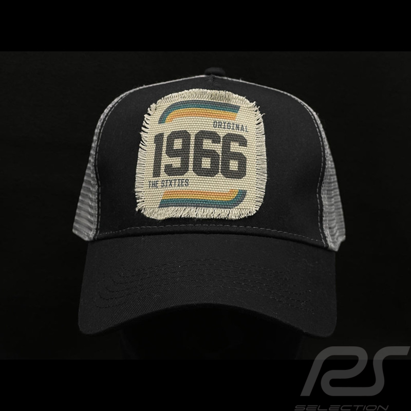 Anniversary Cap Jahrgang 1966 Sixties Trucker Schwarz / Grau