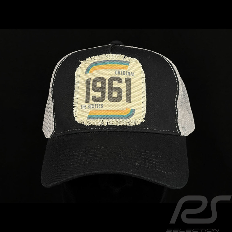 Anniversary Cap Jahrgang 1961 Sixties Trucker Schwarz / Grau