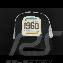 Anniversary Hat Vintage 1960 Sixties Trucker Black / Grey