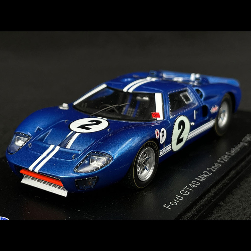 Ford GT40 Mk II n° 2 2nd 24h Daytona 1967 1/43 Spark US259