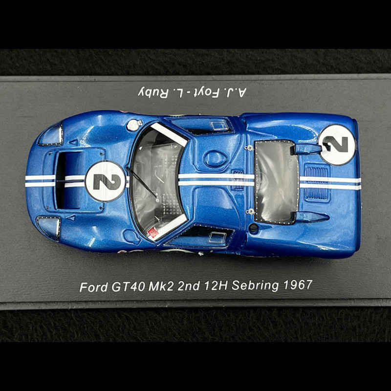 スパーク】 1/43 Ford GT40 J Test Day Daytona 1967Bruce McLaren