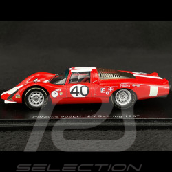 Porsche 906 LH n° 40 12h Sebring 1967 1/43 Spark US268