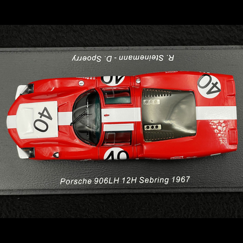 Porsche 906 Coupé 1/43 – Ixo – Doré – Avec Socle Bois Et Boîtier Vitrine