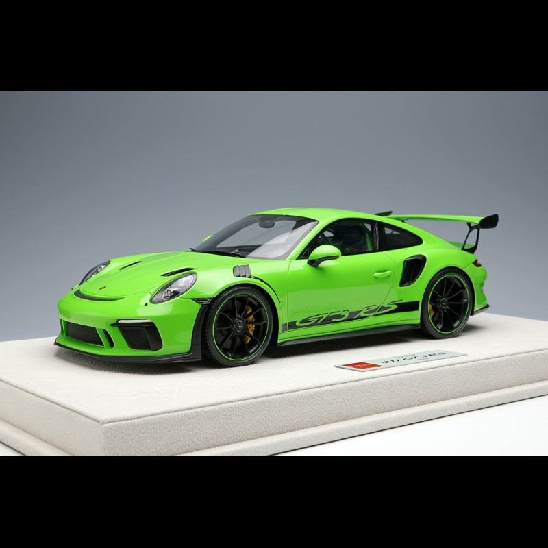 Porsche 911 GT3 RS type 991 2018 Lizard green 1/18 Make Up Eidolon EML060A