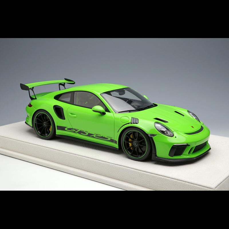 Porsche 911 GT3 RS type 991 2018 Lizard green 1/18 Make Up Eidolon EML060A