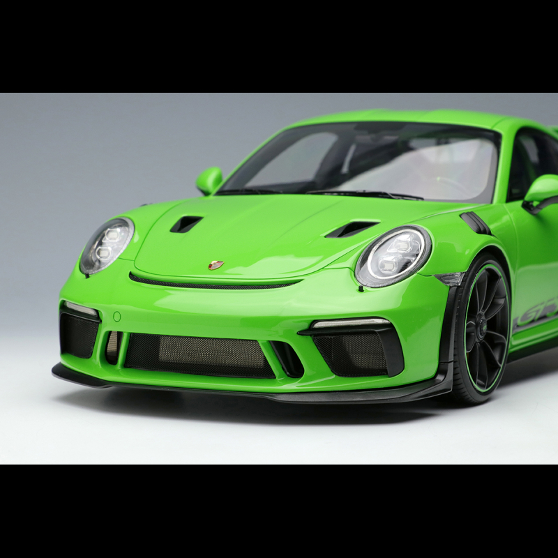 Porsche 911 GT3 RS type 991 2018 Lizard green 1/18 Make Up Eidolon EML060A