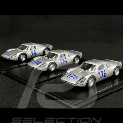 Set de 3 Porsche 904 GTS Targa Florio 1965 1/43 Spark