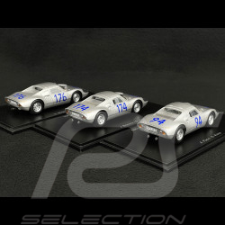 Set of 3 Porsche 904 GTS Targa Florio 1965 1/43 Spark