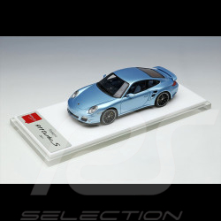 Porsche 911 Turbo S Type 997 2011 Bleu Glacé Métallique 1/43 Make Up Models EM604A