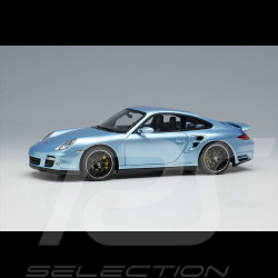 Porsche 911 Turbo S Type 997 2011 Eisblau Metallic 1/43 Make Up Models EM604A