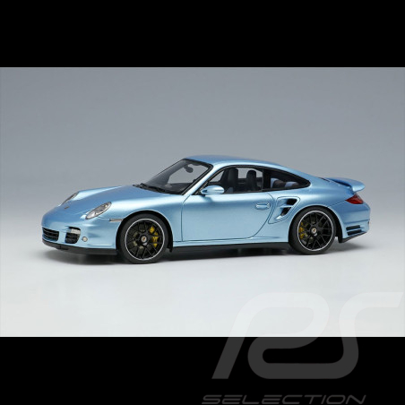 Porsche 911 Turbo S Type 997 2011 Eisblau Metallic 1/43 Make Up Models EM604A