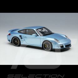 Porsche 911 Turbo S Type 997 2011 Eisblau Metallic 1/43 Make Up Models EM604A