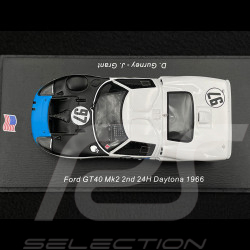 Ford GT40 Mk II n° 97 2ème 24h Daytona 1966 1/43 Spark US258