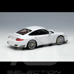 Porsche 911 Turbo S Type 997 2011 Blanc Carrara Métallique 1/43 Make Up Models EM604B