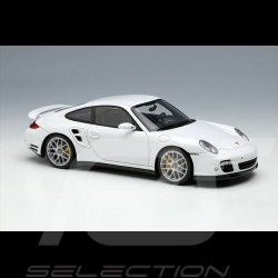 Porsche 911 Turbo S Type 997 2011 Carrara White Metallic 1/43 Make Up Models EM604B