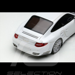 Porsche 911 Turbo S Type 997 2011 Carrara White Metallic 1/43 Make Up Models EM604B