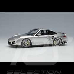 Porsche 911 Turbo S Type 997 2011 Argent GT Métallique 1/43 Make Up Models EM604C