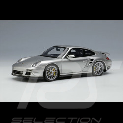 Porsche 911 Turbo S Type 997 2011 Argent GT Métallique 1/43 Make Up Models EM604C