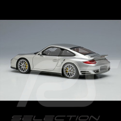 Porsche 911 Turbo S Type 997 2011 GT Silver Metallic 1/43 Make Up Models EM604C