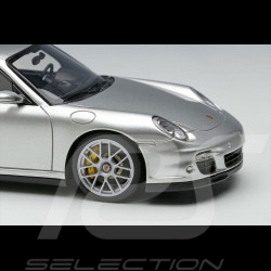 Porsche 911 Turbo S Type 997 2011 GT Silver Metallic 1/43 Make Up Models EM604C