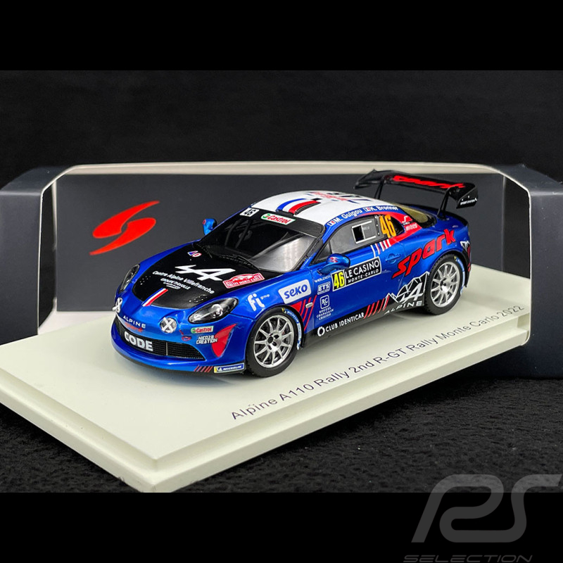 Alpine A110 Rally n° 46 Rallye Monte Carlo 2022 1/43 Spark S6698