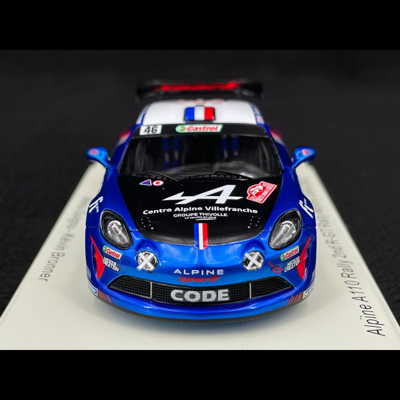 Alpine A110 RGT 1/43 Bérard Monte Carlo 2024 – Spark Models