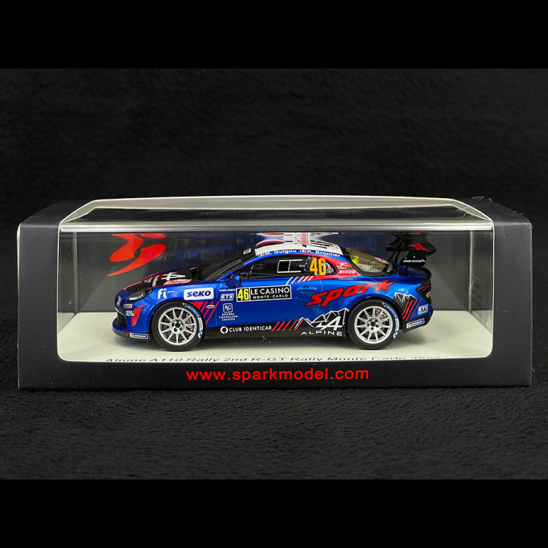 ALPINE A110 Rally RGT N°62 3ème RGT Rallye Monte Carlo 2024 C. Berard