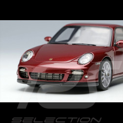 Porsche 911 Turbo S Type 997 2011 Rouge Rubis Métallique 1/43 Make Up Models EM604D
