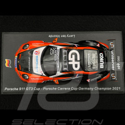 Porsche 911 GT3 Cup Type 991 n° 25 Vainqueur Carrera Cup Allemagne 2021 1/43 Spark SG813
