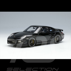 Porsche 911 Turbo S Type 997 2011 Basalt Black Metallic 1/43 Make Up Models EM604E