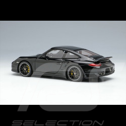 Porsche 911 Turbo S Type 997 2011 Basalt Black Metallic 1/43 Make Up Models EM604E