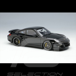 Porsche 911 Turbo S Type 997 2011 Basalt Black Metallic 1/43 Make Up Models EM604E